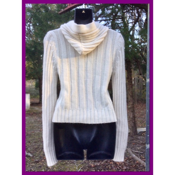 Vtg Hooded Cardigan, sz S - Picture 2 of 5